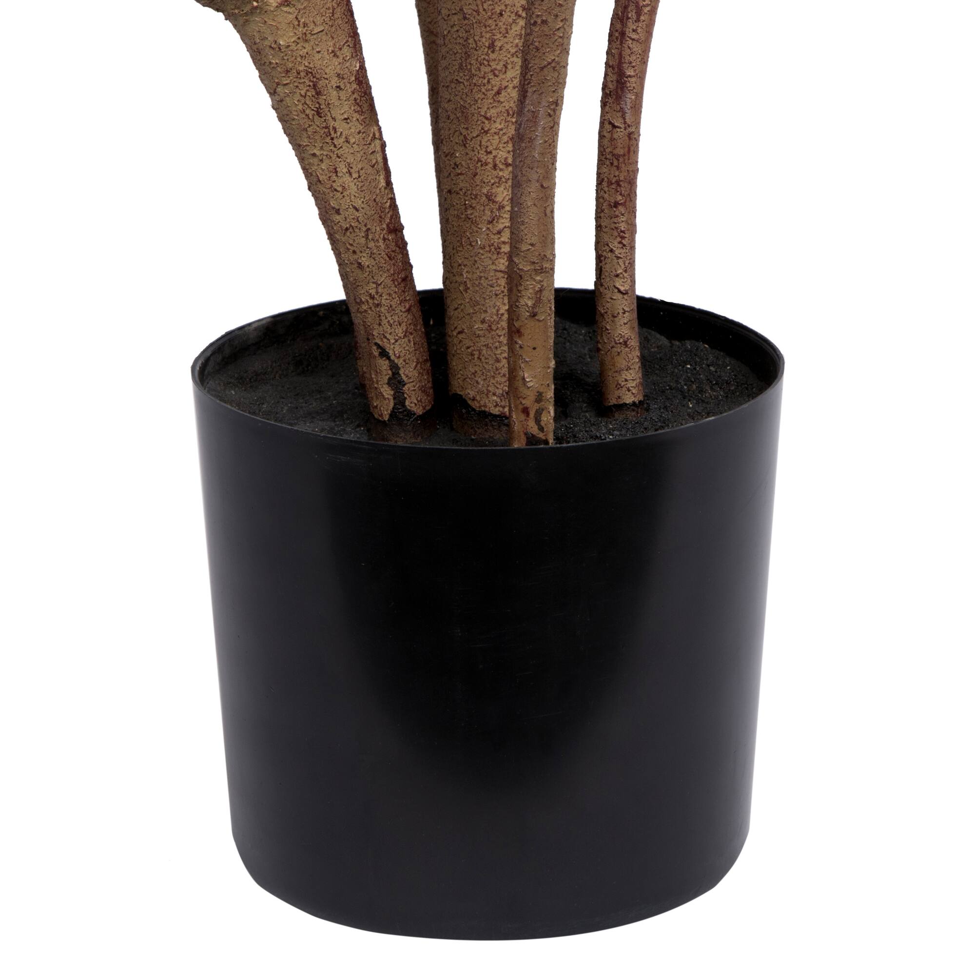6ft. Potted Artificial Green Rubber Tree